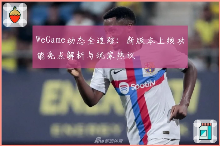 WeGame动态全追踪：新版本上线功能亮点解析与玩家热议